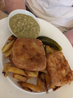 Square sausage supper at Mono in Glasgow