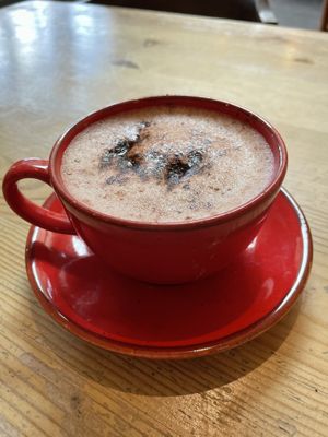 Hot chocolate- delicious   at Mono in Glasgow