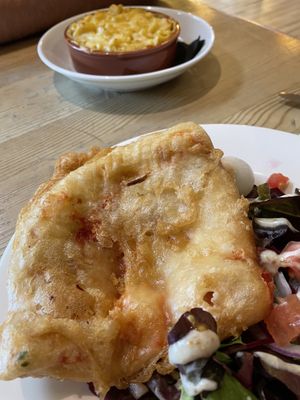 Pizza Crunch (and Mac n Cheese starter)  at Mono in Glasgow