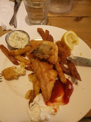 Tofish and chips at Mono in Glasgow