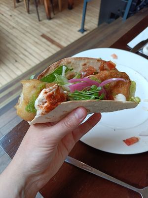 Tofish tacos at Mono in Glasgow