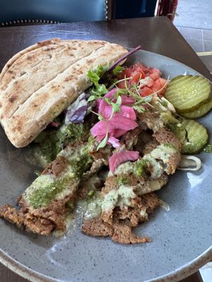 shawarma bowl   at Mono in Glasgow