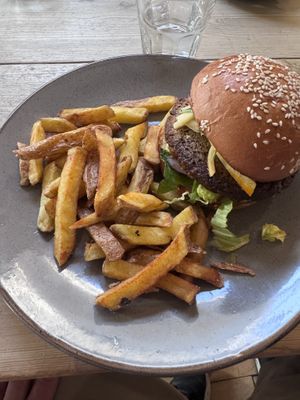 Banh Mi burger   at Mono in Glasgow