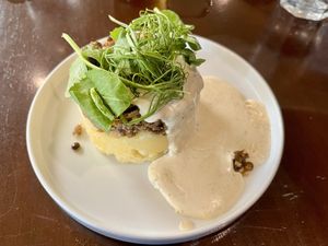 Haggis, neeps and tatties   at Mono in Glasgow