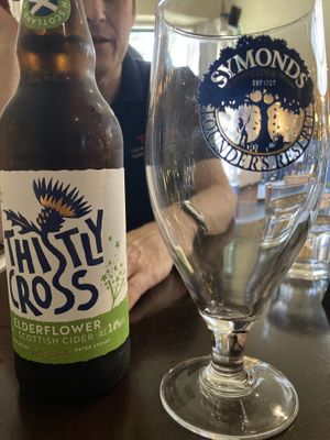 Scottish cider   at Mono in Glasgow