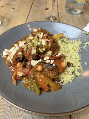 Veggies and tagine  at Mono in Glasgow