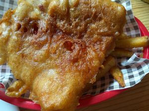 Pizza crunch and chips at Mono in Glasgow