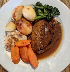 Sunday roast at Mono in Glasgow