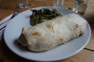 Jerk Burrito  at Mono in Glasgow