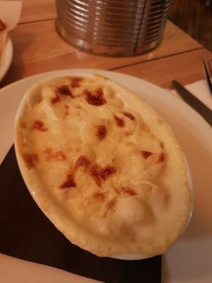 Side mac and cheese at Mono in Glasgow