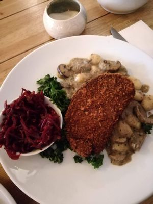 kotlet schabowy at Mono in Glasgow