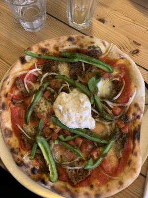 Pizza time! at Mono in Glasgow