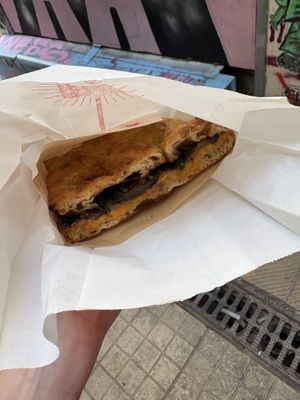   at The Black Salami Microbakery in Athens