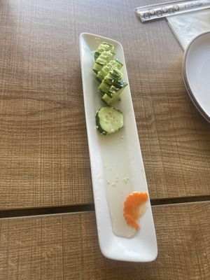 Cucumber salad kind sweet   at Khaosoi Thai Cuisine  in San Francisco