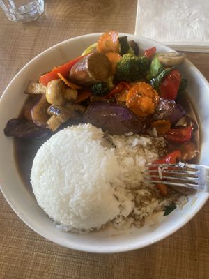 Pad Eggplant with tofu  at Khaosoi Thai Cuisine  in San Francisco