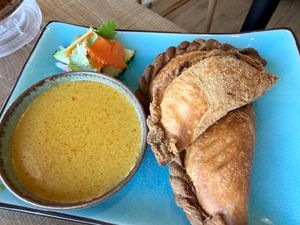 thai samosa  at Khaosoi Thai Cuisine  in San Francisco