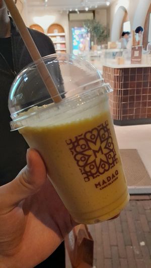Mango and Coconut Milkshake at Madaq Chocolatier  in Haarlem
