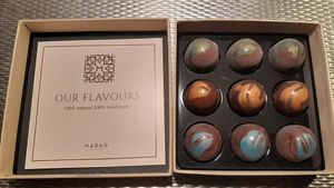 Vegan Bonbon Box at Madaq Chocolatier  in Haarlem