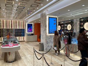 Inside (there is also some seating, not shown). at Venchi - 7th Ave in New York City