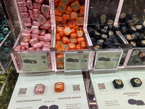 Vegan chocolates at Venchi - 7th Ave in New York City