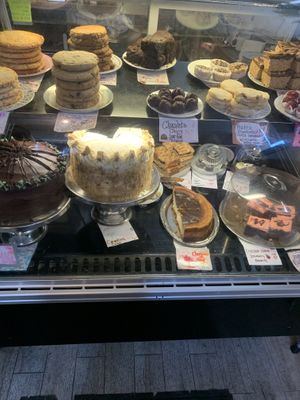 Dessert case at The Red Fern in Rochester