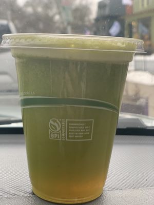 Green juice at The Red Fern in Rochester