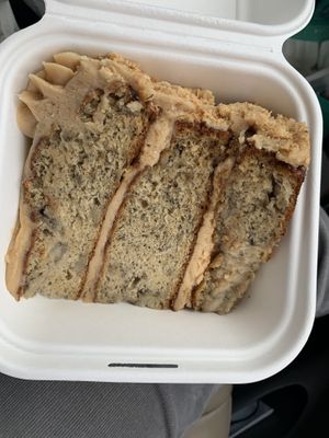 Peanut butter and banana cake  at The Red Fern in Rochester