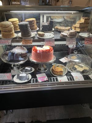 Cakes- try the "cheesecake" topped with fruit suce at The Red Fern in Rochester