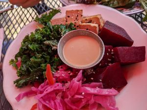 Buddha bowl - so delicious! at The Red Fern in Rochester