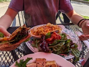 ABLT - so amazing. Definitely getting it again! The mac and cheese was good too. at The Red Fern in Rochester