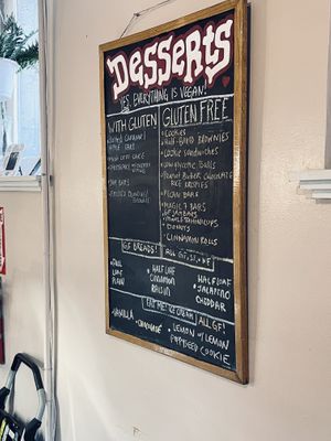 Dessert menu  at The Red Fern in Rochester