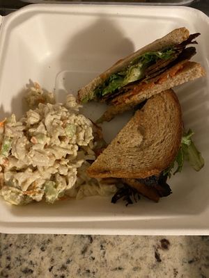 ABLT with Mac salad   at The Red Fern in Rochester