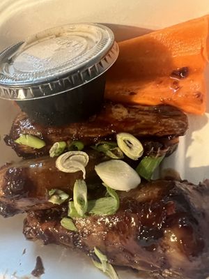 Cherryoki Wings with Miso Five-Spice Mayo  at The Red Fern in Rochester