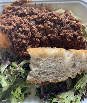 Compost Plate with Lentil and Seitan Steak   at The Red Fern in Rochester