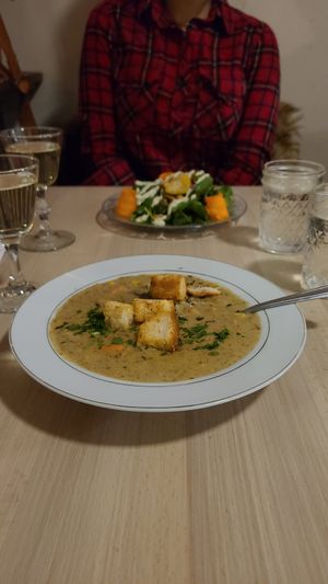New England Clam Chowder (Valentine's Dinner Special) at The Red Fern in Rochester