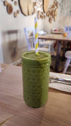 Strawberry Banana Kale Smoothie at The Red Fern in Rochester