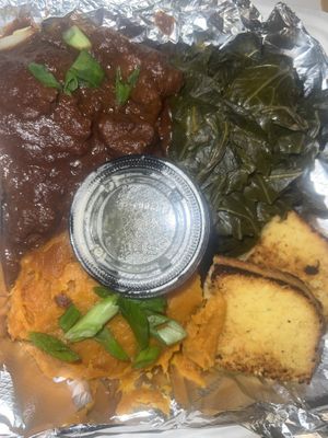 Cranberry BBQ Seitan Plate 👌  at The Red Fern in Rochester