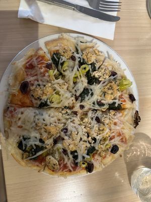 Greek Flatbread Pizza   at The Red Fern in Rochester