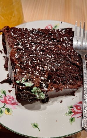 And Chocolate Mint cake for dessert 😋 at The Red Fern in Rochester