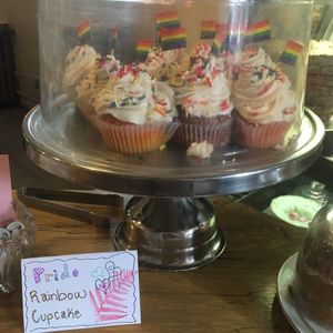 Pride Rainbow Cupcakes at The Red Fern in Rochester