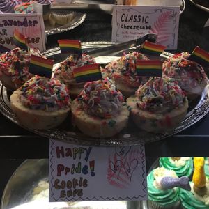 Happy Pride! Cookie Cups at The Red Fern in Rochester