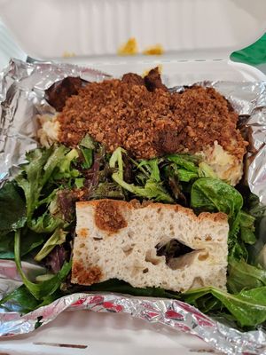 Compost plate at The Red Fern in Rochester