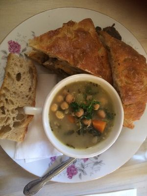 "steak" sandwich plate  at The Red Fern in Rochester