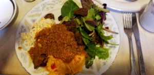 Vegan garbage plate at The Red Fern in Rochester