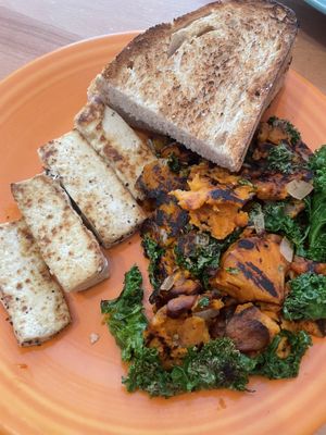 Sweet potato hash   at Winona's in Steamboat Springs