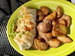 Breakfast burrito (2/5)  at Winona's in Steamboat Springs