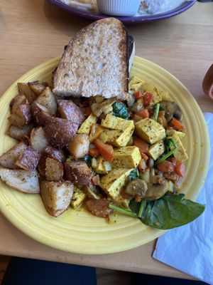 Tofu scramble  at Winona's in Steamboat Springs