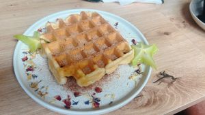 vegan waffle  at Das Luma'z in Wernigerode