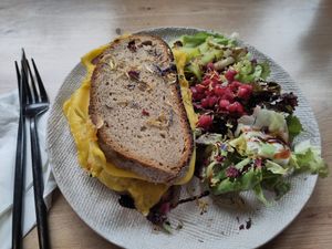 Grilled Cheese Sandwich in vegan at Das Luma'z in Wernigerode