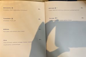  Breakfast menu  at NO TU OliDeli in Warsaw